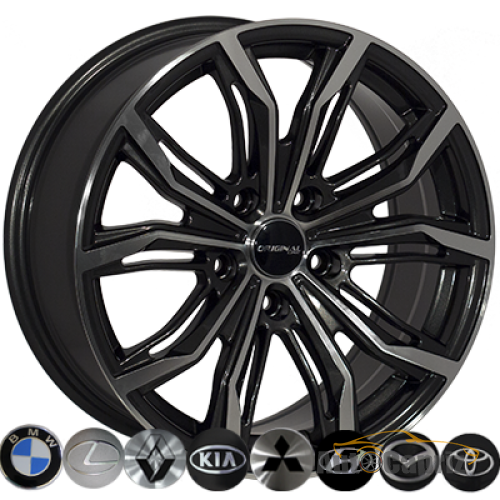 Диски Replica BMW 2747 BF-P R17 W7.5 PCD5x120 ET32 DIA72.6